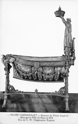 Baby Cot of the Prince Imperial, Given by the City of Paris to Empress Eugénie in 1856